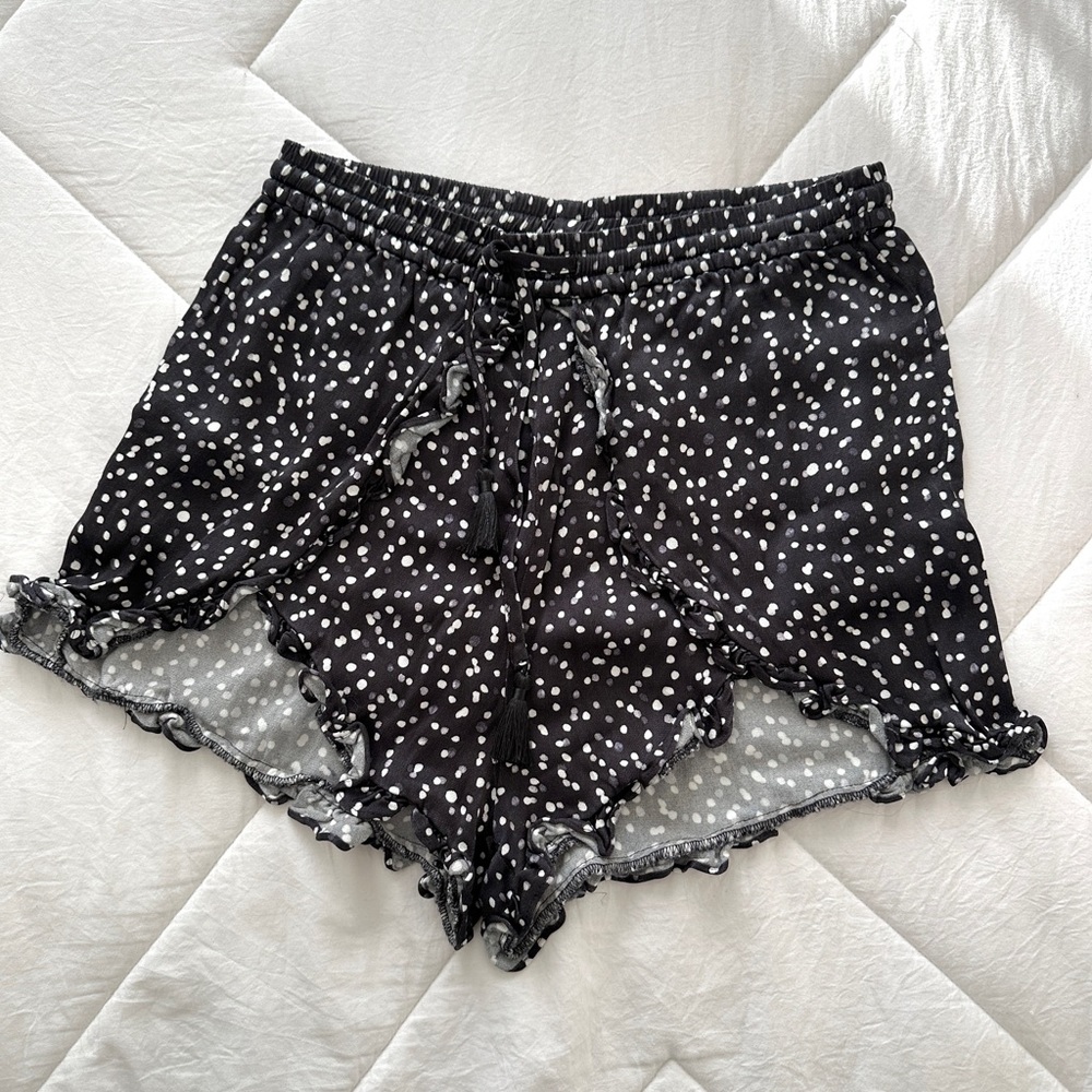 Bebé Satin Polkadot Shorts